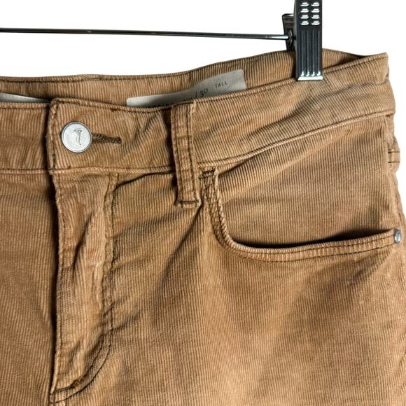 Anthropologie Pilcro Script Light Brown Corduroy High Rise Skinny Jeans 30 Tall - Picture 4 of 10